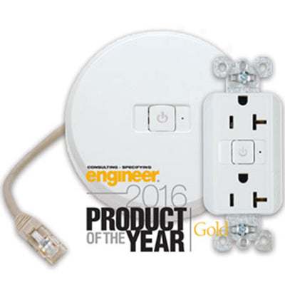 Dual Controlled 15-amp Receptacle, White
