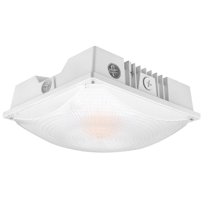 Envision LED Square Canopy Light: Slim-Line, LED-SCP-3P60W-TRI-WH