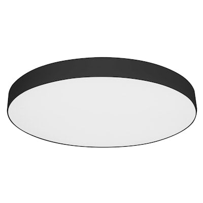 Envision LED 5" Round Surface Mount, Trimless-Line, 1CCT Selectable 30k, Black, LED-TSM-5R-12W-30K-BLK