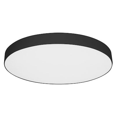 Envision LED 7" Round Surface Mount: Trimless-Line, LED-TSM-7R-15W-30K-BLK
