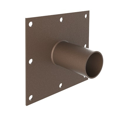 Envision LED Tenon, Wall Mount Straight 4" mounting Bracket , Bronze, TN-WM-7