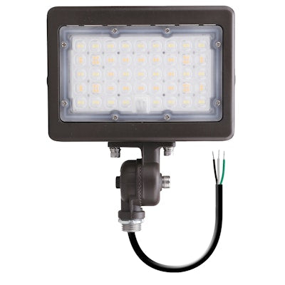Envision LED Mini Area Flood Lights, M-Line, 3CCT Selectable 30k/40k/50k, Bronze, LED-ARL-2P30-TRI-BZ-KN-PC