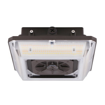 Envision LED Square Canopy Light, Arcy-Line, 3CCT Selectable 30k/40k/50k, Bronze, LED-SQUC-3P90-TRI-BZ