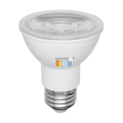 Envision LED, PAR20 50W Equivalent, 5CCT Selectable 27K/30K/35K/40K/50K, Frosted, LED-P20-7W-5CCT