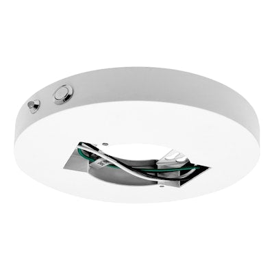 Envision LED TSM-9, EM Backup for 7" Trimless Surface Mount, White, TSM-7R-EMB-UNV