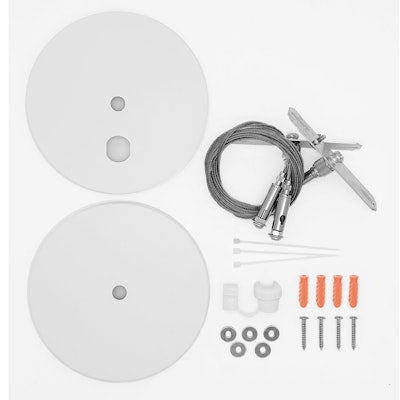 Envision LED 6' Suspension Kit for TBL, White, SK-6FT-I-CP-TH