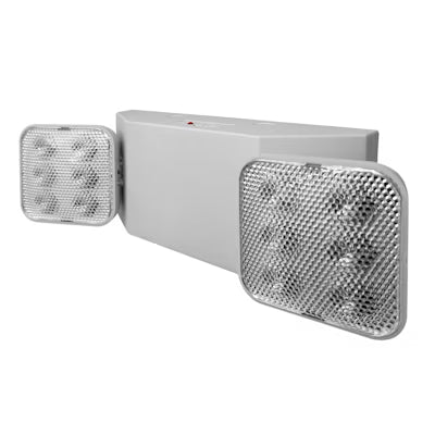 Envision LED Emergency Bug Eye Double Headed fixture High Output, 1CCT Selectable 50K, White, LED-EM-DH-HO