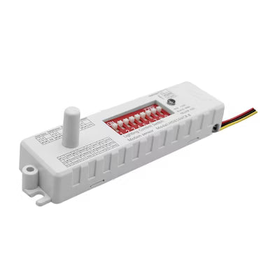 Envision LED Bi Level Motion Sensor w/ Daylight Harvesting Internal Version w/ antenna Remote Control Compatible, White, HD016VCR-8