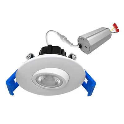 Envision LED 2" Gimbal Downlight, SnapTrim-Line, 1CCT Selectable 90K, White, LED-DLJBX-ADJ-2-5W-5CCT-WH