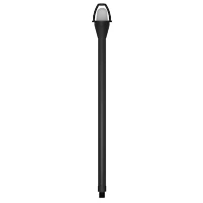 Envision LED Path Light Stem, 12" Height, Black, PL-12-ALM-BL-12V
