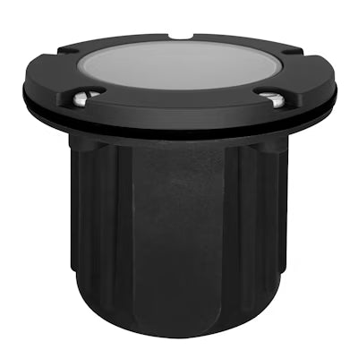 Envision LED In-Ground Light, Flat Open Lens, Matte Black, IGL-FL-BR-MBL-12V