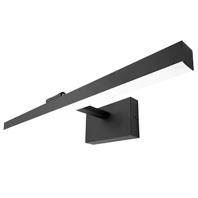 Envision LED Vanity Light, Adjustable Angle, 5CCT Selectable 27K/30K/35K/40K/50K, Black, LED-VT-ADJ-24-21W-5CCT-BL