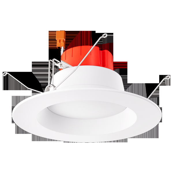 Elco Lighting 6" Round LED Regressed Adjustable Gimbal Insert, 13W, CCT Selectable, CRI93, TRIAC Dimmable, EL615CT5W