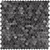 Select 5 Pack Hexagon Peel and Stick Backsplash Tiles, Self Adhesive Metal Backsplash Stick On Aluminum Tiles for Kitchen Bathroom, 12” x 12” Wall Tiles w/10 Edge Pieces, Brushed Black