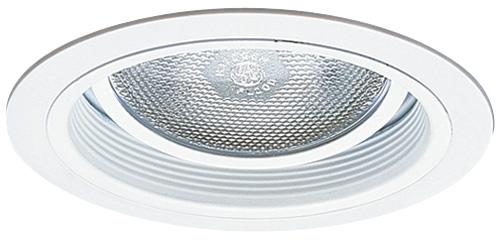 Elco Lighting 6 In. Adjustable Splay Baffle Trim, White, EL476W