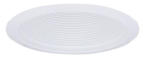 Elco Lighting 6" Baffle Airtight Self-Flanged Trim, Clips, White, ELM303W