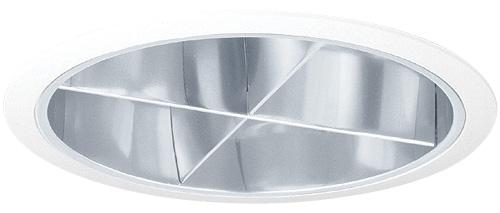 Elco Lighting 7" Clear Reflector Trim, Cross Blade, EL777C