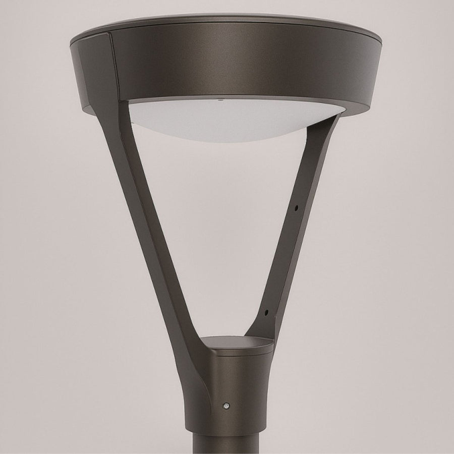 Utopia Lighting LPT-12 LED Post Top Light, CCT Selectable, 1-10V Dimmable, 120-277V, Dark Bronze, LPT-12-3SL-3T-UNV-BZ