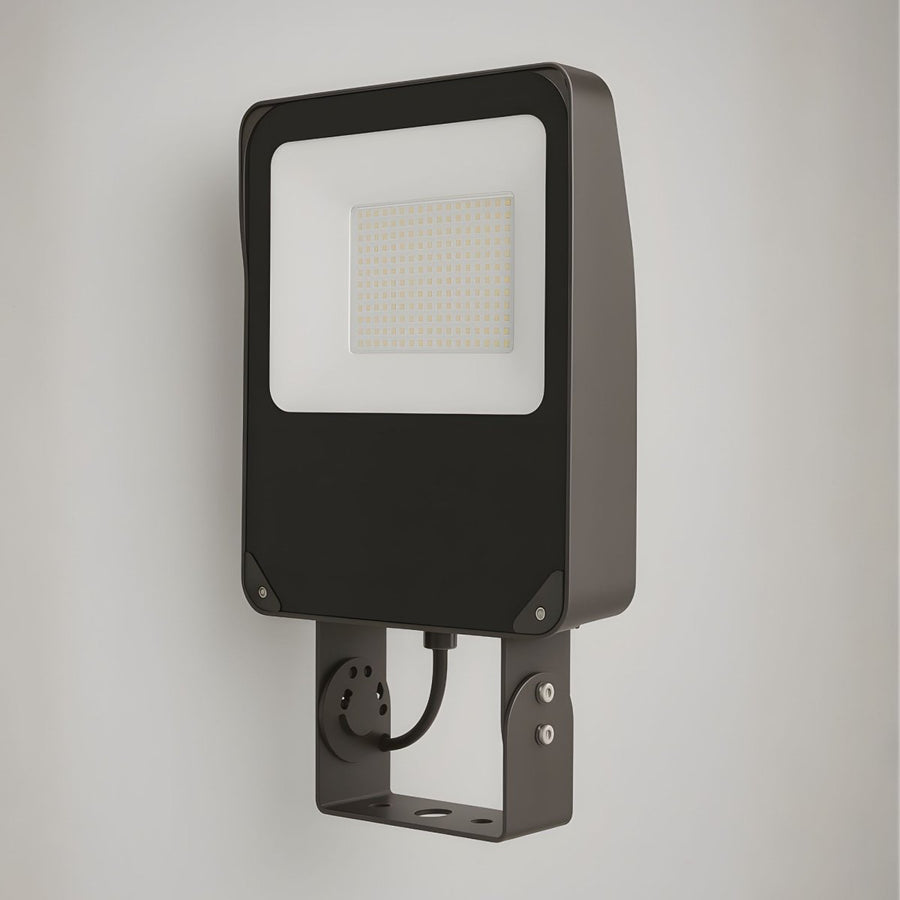 Utopia Lighting MFL8 LED Flood Light, CCT Selectable, 120-277V, Trunnion, Photocell, Dark Bronze, MFL8-L65-3T-UNV-D-BZ-TR-PC3