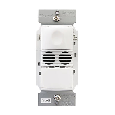 DUAL TECH WALL SWITCH OCC SENSOR 120/277V, WHITE