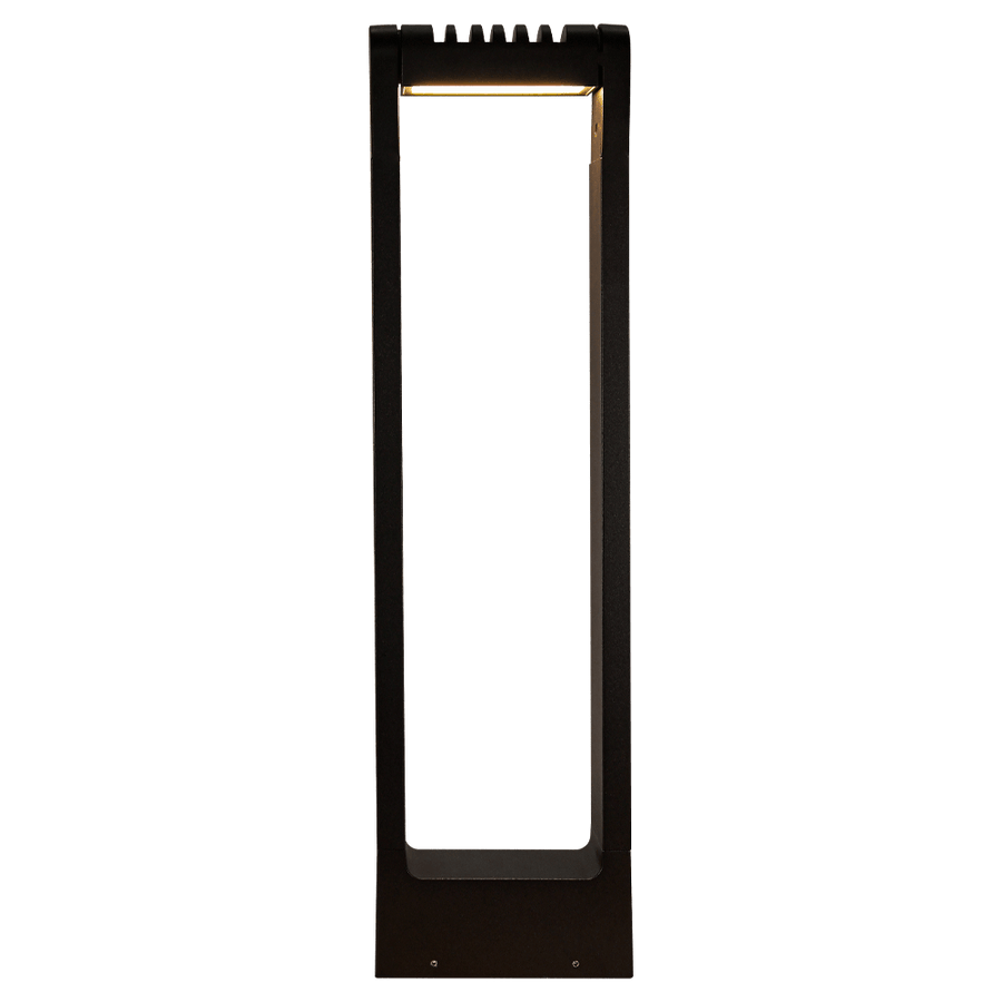 ABBA Lighting CDPA56 Integrated Aluminum Path Light, 10W, 3000K, 500 lm, IP65, 180° Adjustable, Black/Brown, CDPA56
