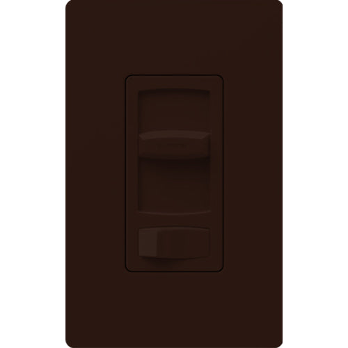 Lutron Skylark Contour Dimmer Switch, 1000W Incandescent/Halogen or 600VA MLV, Single Pole/3-Way, 120V, CT-103P-BR, Brown