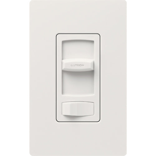 Lutron Skylark Contour Reverse-Phase Dimmer Switch, 250W LED or 500W ELV, Single Pole/3-Way, 120V, CTRP-253P-WH, White