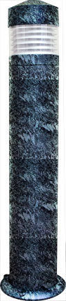 Dabmar Cast Alum Bollard Clear 120V E26 LED 6W 60K, D470-L6-60K-VG, Verde Green