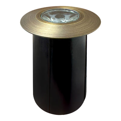 ABBA Lighting DMB52 Integrated Brass Well Light, CCT Selectable, 80 lm, 40° Beam, DMB52