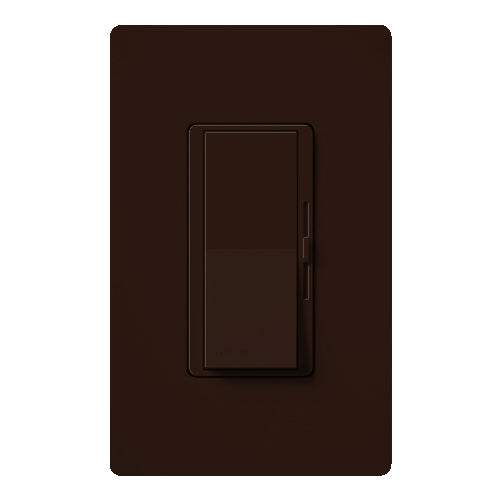 Lutron Diva Incandescent/Halogen Dimmer, 1000W, 3-Way, 120V, Brown, DV-103P-BR