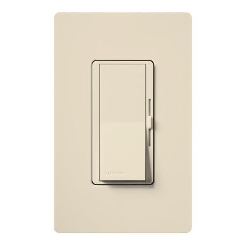 Lutron Diva ELV Dimmer, 300W, 3-Way, 120V, Light Almond, DVELV-303P-LA