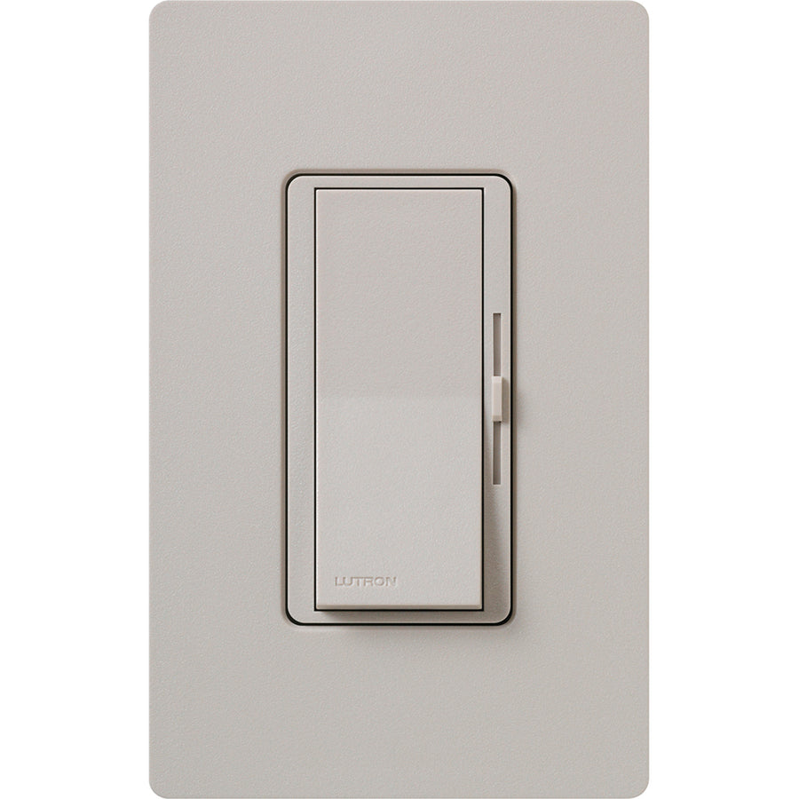 Lutron Diva 0-10V Dimmer Switch, 8A, 50mA Sink, Single-Pole/3-Way, No Neutral Required, 120V, DVSCSTV-TP, Taupe