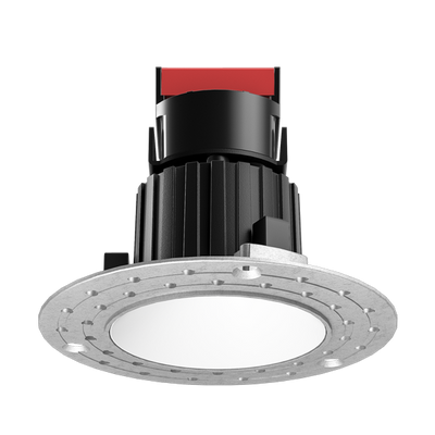 Elco Lighting E1L61 1" Trimless Round Recessed Downlight, 6.1W, 2700K, CRI93, 12V AC, Dimmable, White, E1L61F27W