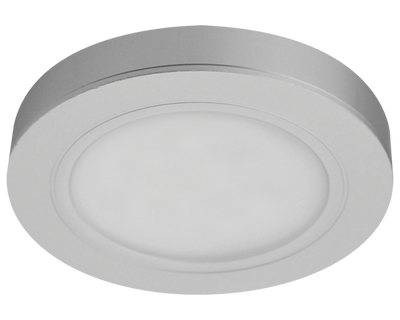 Elco Lighting Aster Mini Slim Round LED Puck Light, 3.5W, 3000K, CRI80, 12V, White, E250-27W