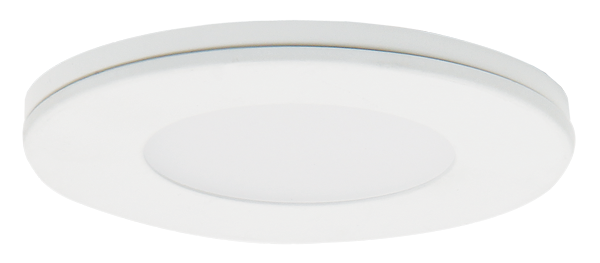 Elco Lighting Sedum Super Slim Mini Magnetic LED Puck Lights, 3-Pack, 2.2W, 2700K, 12V DC, White, E363-27W