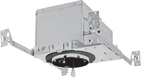 Elco Lighting 4" Cedar System New Construction IC Airtight Housing w/Driver, 120V, Triac/ELV, E4LC16ICA2