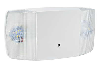 Elco Lighting LED Emergency Light, 120/277V, Dual 1W Heads, 90 Min. Backup, EE71LD