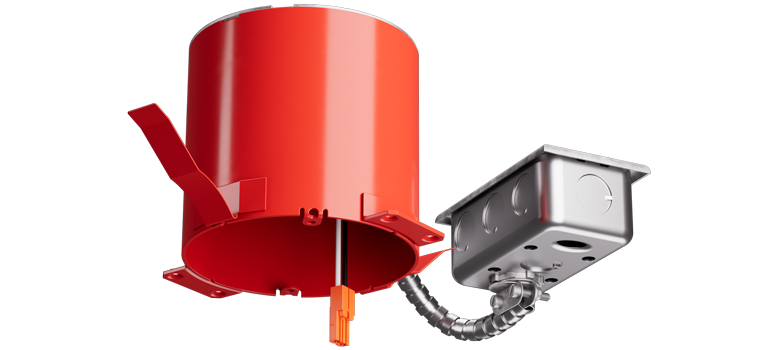 Elco Lighting 4" Remodel IC Airtight Housing, 2-Hour Fire Rated, Triac/ELV Dimming, EJB4RICA