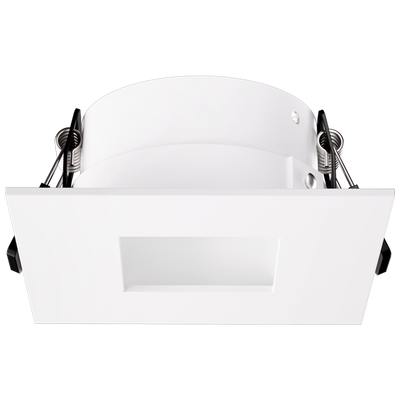 Elco Lighting Pex 2" Canless Square Adjustable Pinhole, All Black, EKCL2527BB