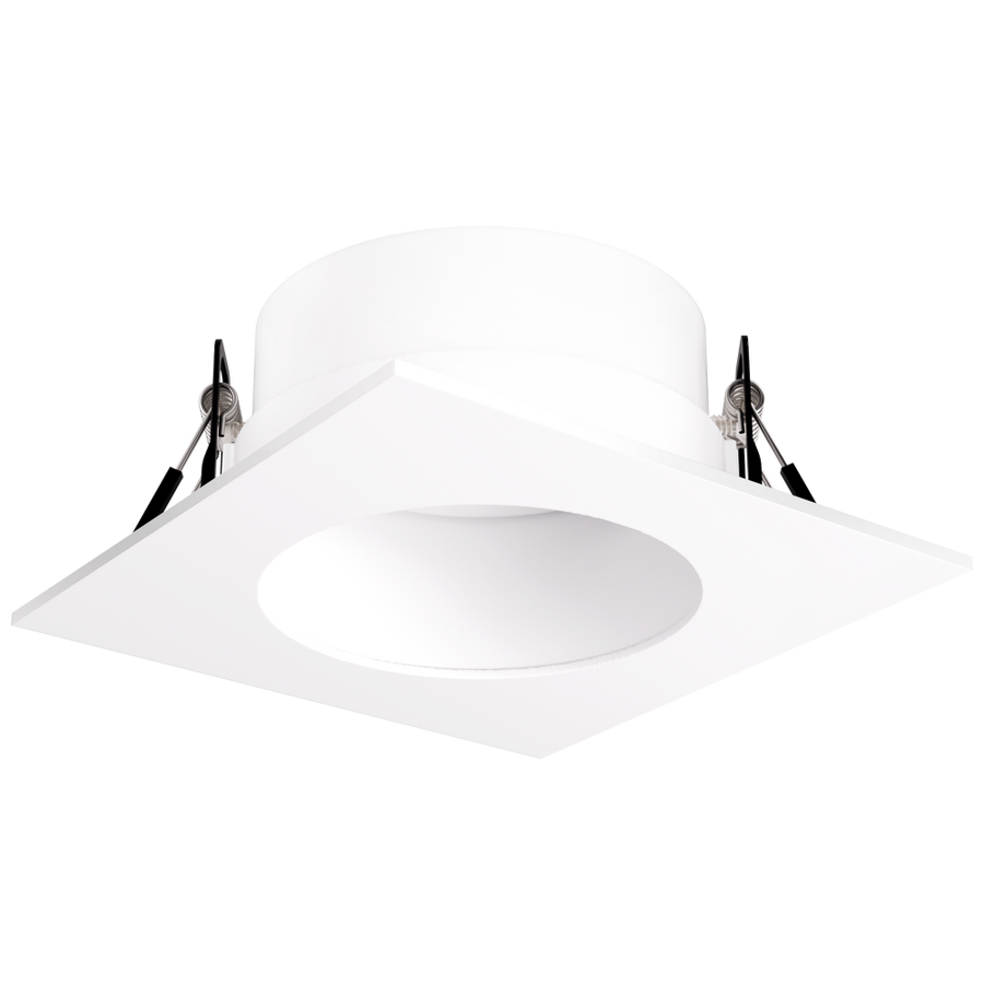 Elco Lighting Pex 2" Canless Square Adjustable Reflector, All Black, EKCL2529BB