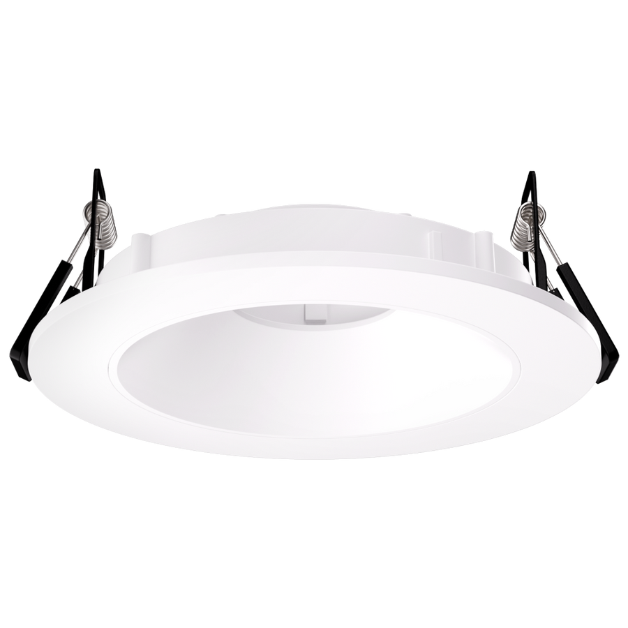 Elco Lighting Pex 4" Canless Round Shallow Reflector, Haze/White, EKCL4116H