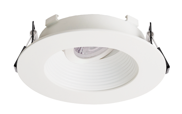 Elco Lighting Flexa 4" Round Baffle for Canless Koto Module, All Black, EKCL4723BB