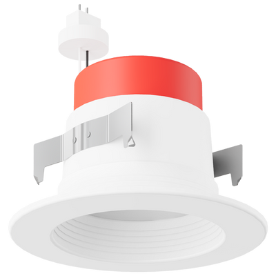 Elco Lighting 4" LED Baffle Insert, 9W, CCT Selectable, CRI 90+, 12V, Dimmable, White, EL140CT5W