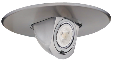 Elco Lighting Adjustable Pull Down Trim, 6 In., 0–90° Tilt, 356° Rotation, 50VA, ETRK50