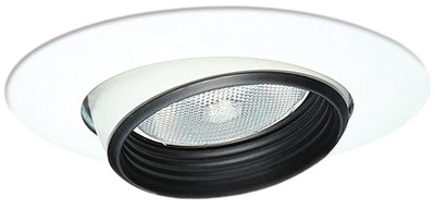 Elco Lighting 6" Eyeball with Baffle Trim, White, EL17W