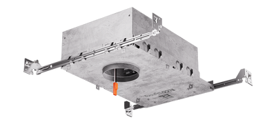Elco Lighting 2" Shallow MAX Adjustability IC Airtight New Construction Housing, TRIAC/ELV, EL250ICA