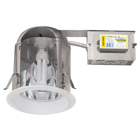 Elco Lighting 6" Compact Fluorescent Vertical Remodel Downlight, 120/277V, EL27RHE26