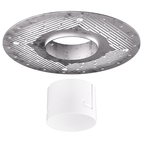 Elco Lighting Pex 2" Adjustable Trimless Reflector, E4LK215W Module, EDSR-2SFRD