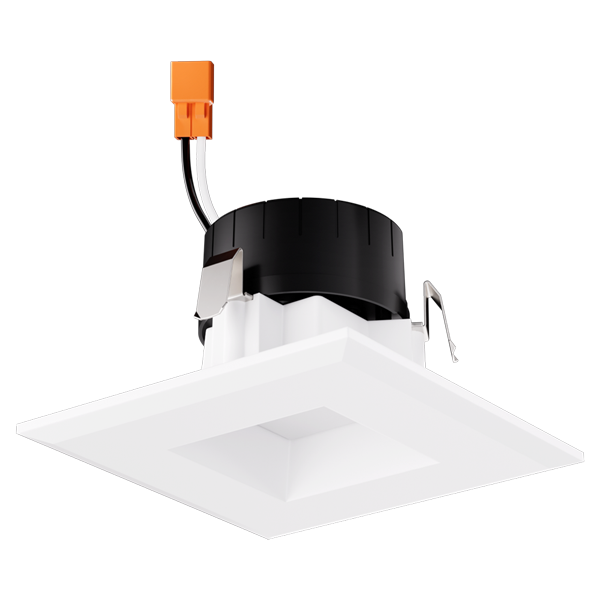 Elco Lighting 3 In. Square LED Reflector Insert, 9W, CCT Selectable, CRI93, Triac/ELV, EDSR-3SFRD