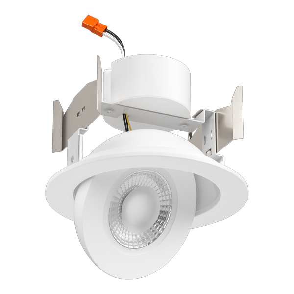 Elco Lighting 4" LED Floating Adjustable Eyeball Insert, 9W, CCT Selectable, CRI90, Triac/ELV, ELP11CT5DX